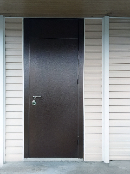 Уличная порошковая дверь