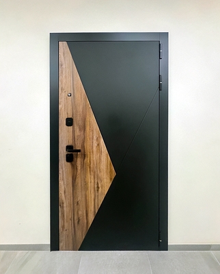 Металлическая дверь с зеркалом