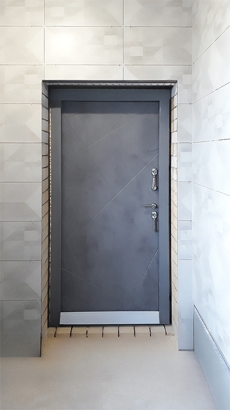 Панель серого цвета