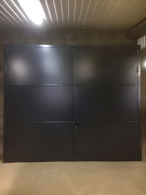 Крупногабаритные стальные ворота ei60