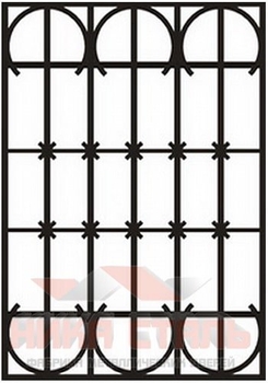 Сварная решетка на окно СР 10